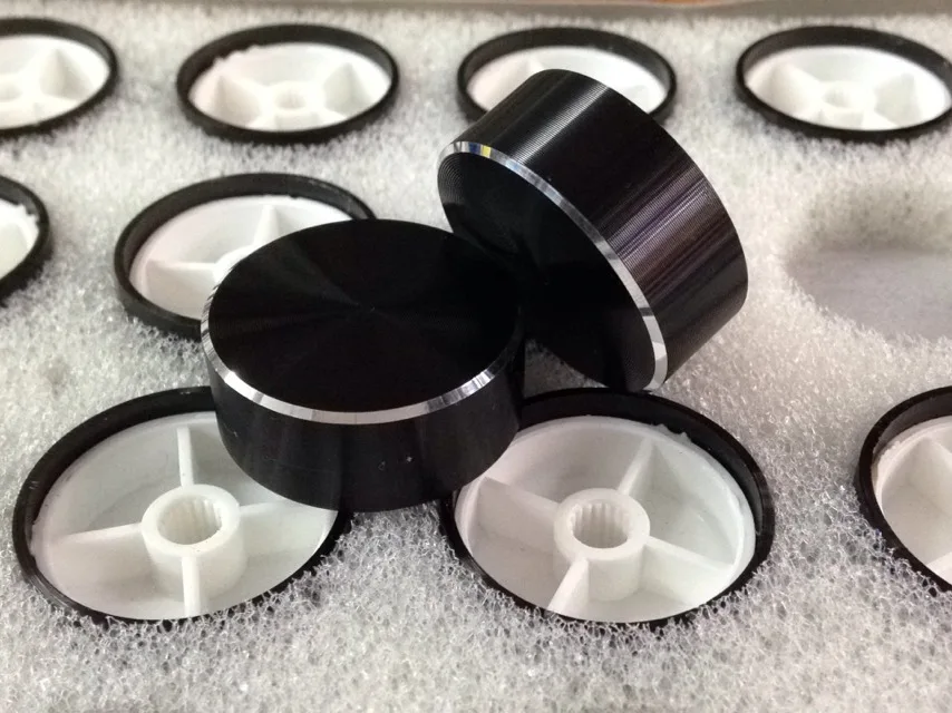 2pcs Black light. Aluminum Alloy knob 29X11MM rachides bore 6MM | Обустройство дома