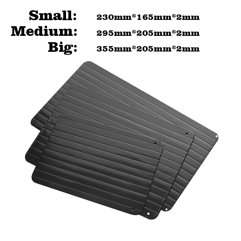Aluminum Defrosting Tray Magic Fast Unfreezing Of food Thawing Tray Defrost Board for Thaw Frozen Food Kitchen Accessories