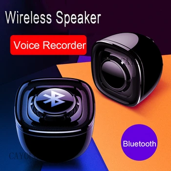 

Awesome Bluethooth Wireless Speaker Voice Audio Recorder Portable HD Audio Sound Recording Music Player
