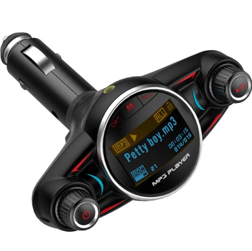 Car Mp3 TF Player Headset FM Transmitters Bluetooth Handsfree Kit