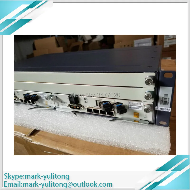 ZTE C320 OLT GPON EPON Оптический линейный терминал 2 * SMXA / A10 опорная пластина ETGH ETGO GTGO GTGH
