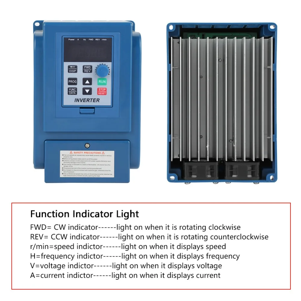 380V 4KW 3HP Mini VFD инвертор с переменной частотой для контроллера двигателя