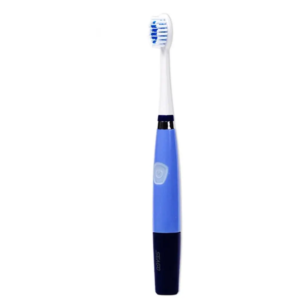 

Electric Toothbrush Waterproof Battery Type Electric Toothbrush Cleaning Low Noise Head Replaceable Whitening Healthy Blue Pink