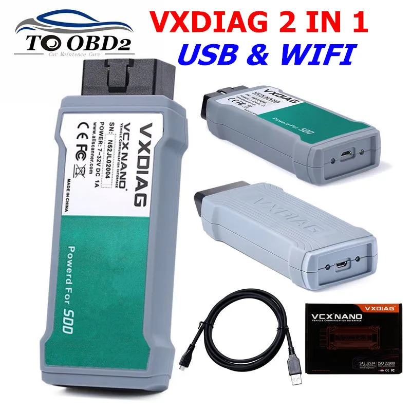 

High quality VXDIAG VCX NANO For Jaguar for Land Rover USB&WIFI Version SDD V154 Support Multi-languages Auto diagnostic tool