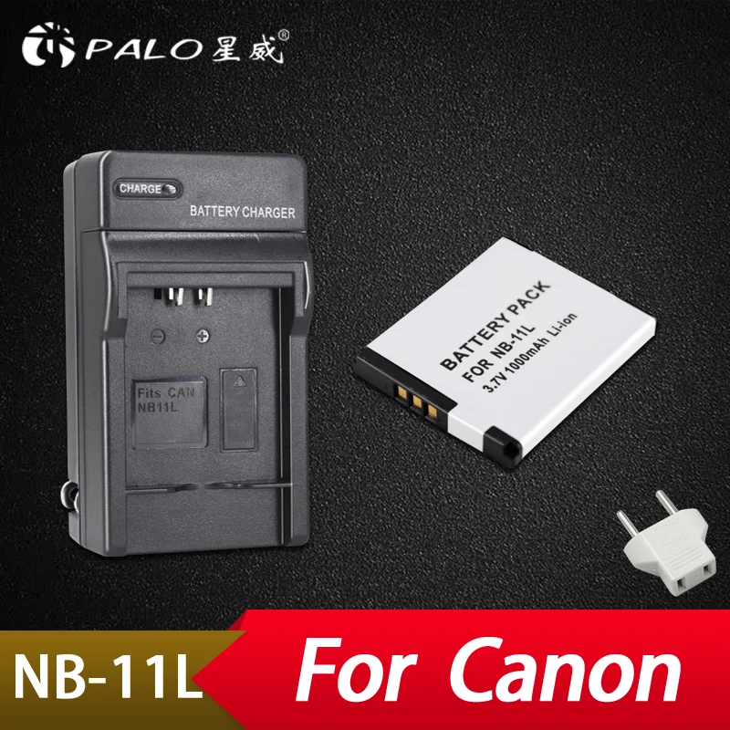 

Palo 1Pcs NB-11L NB 11L NB11L NB-11LH Battery + Charger For Canon A2600 A3500 A4000IS IXUS 125 132 140 240 245 265 155 HS