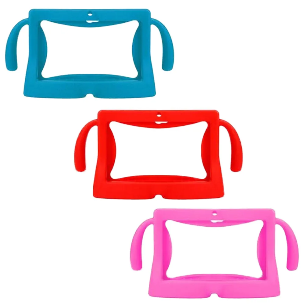 

Elisona Universal 7 Inch Tablet Protective Case Soft Silicone Cover Skin Shell Protector with Carry Handles for Children Kids