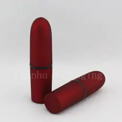 50 шт./лот пустой красный пуля Форма бальзам для губ контейнер DIY помады, косметические трубки, блеск для губ тюбики губ палочки