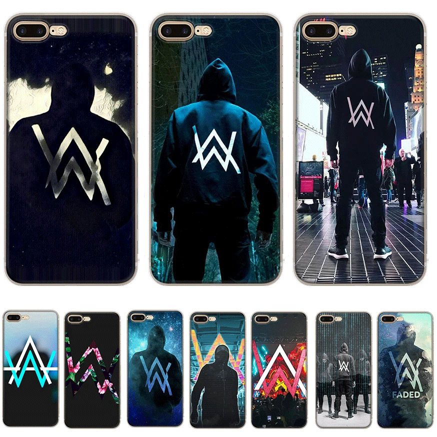 Desxz Alan Walker Faded Case for iPhone 7 8 6 6s Plus 11 Pro X XR XS Max 5 5S SE Cover Bag |