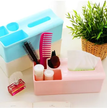 

1PC Tissue Box Plastic Automatic Case Real Tissue Case Baby Wipes Press Pop-up Design Home Tissue Holder Accessories OK 0212