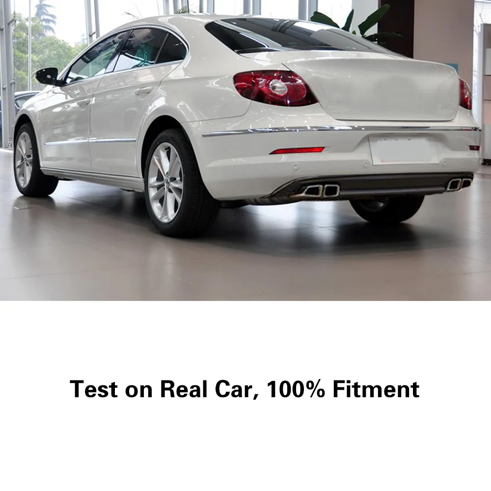 Защитный диффузор для заднего бампера Volkswagen VW Passat CC 2009 2012|car tuning parts|lip spoilercar |