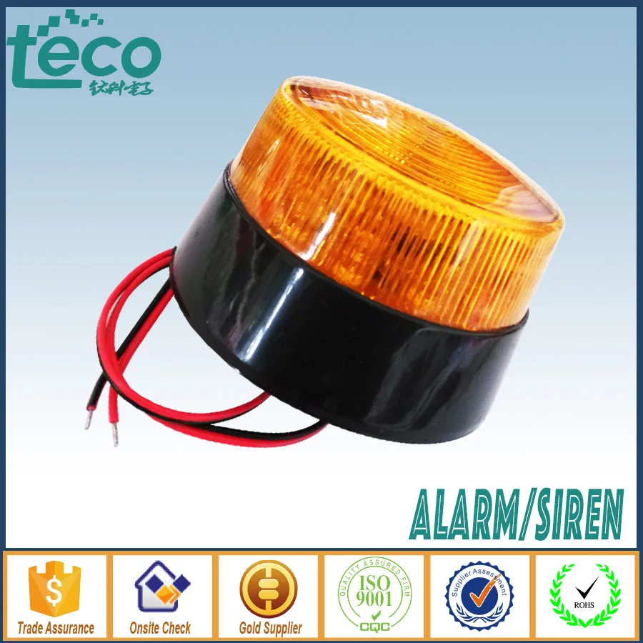 

1Pcs 12v Led Warming Light Flash Siren Piezo Strobe Emergency Light Police lights in Red/ Blue/ Orange TSL-77