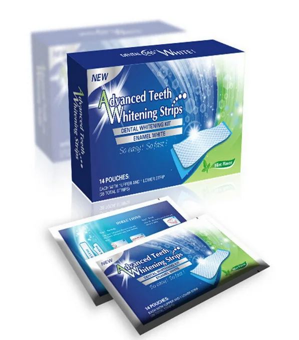 by DHL or EMS 200lots Teeth Whitening Strips Home Dental Whitening Kit