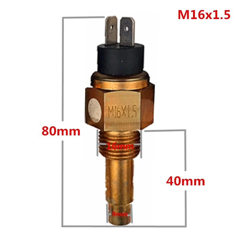 3//8-18 NPT KUS Water Temperature Sensor for Boat Marine Car Temp Gauge Alarm