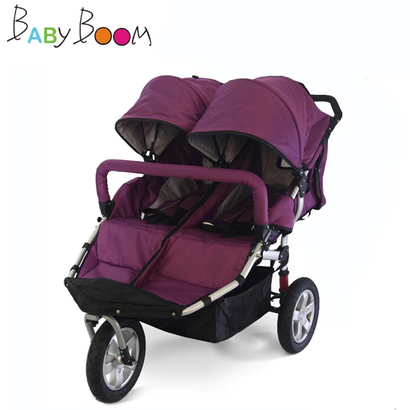 

Babyboom Twin baby stroller Can sit and lay twin strollers Twin stroller Russia free shipping