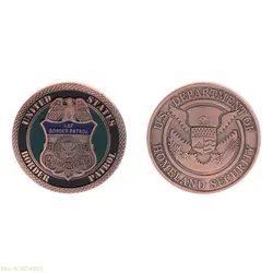 Памятная монета американская граница патруль охранная коллекция искусство подарок сувенир