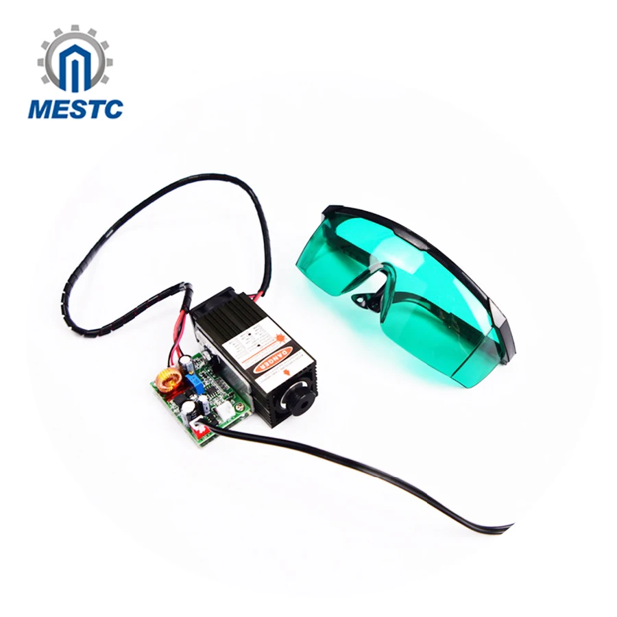 

5.5w 450nm blue laser module , laser engraving machine parts , laser cutting TTL module 5500mw laser tube