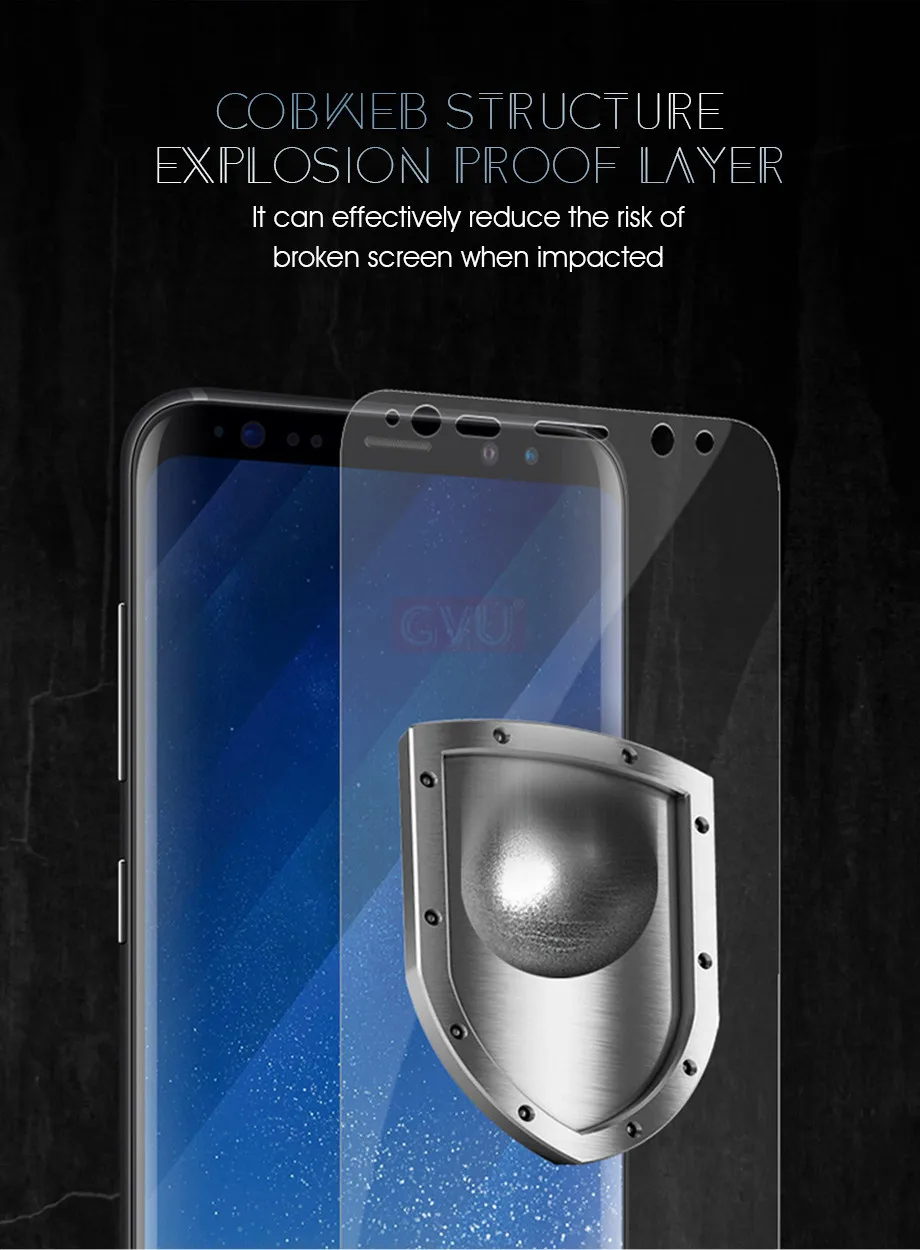 Защитная пленка для samsung Galaxy S8 S9 Plus Note 8 9 мягкий полный закругленный протектор экрана для samsung S9 S8 S7 S6 Edge не стекло