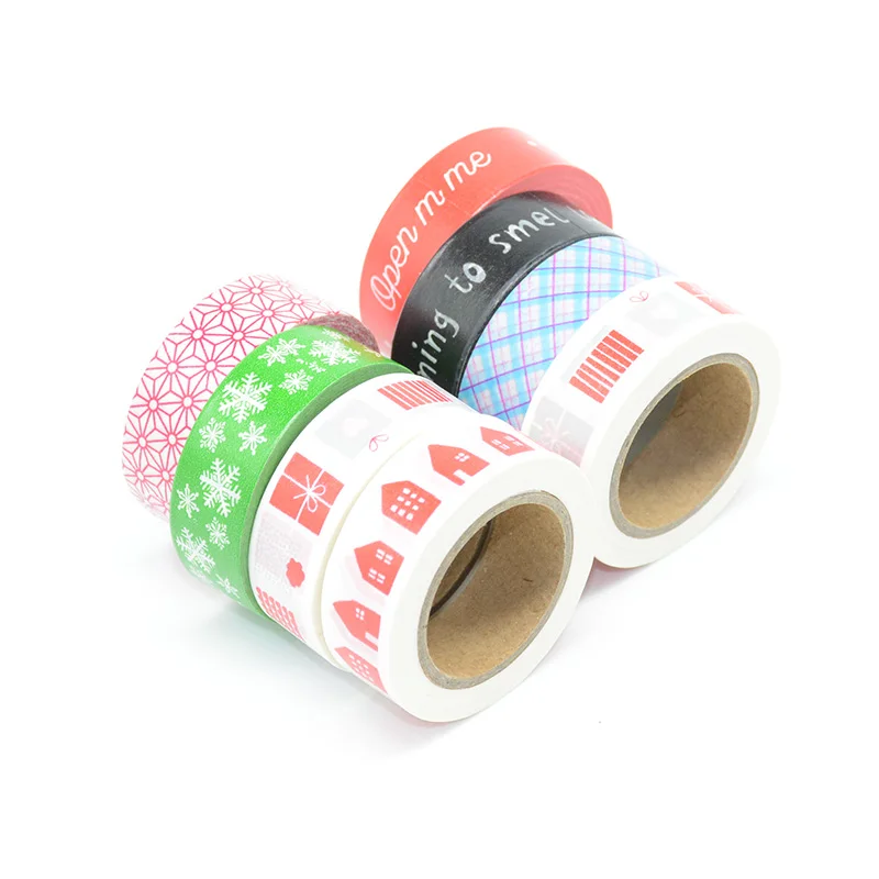 

1 Pcs Deco Noel Washi Tape Masking Tapes Christmas Washitape Cinta Adhesiva Decorativa Navidad Cintas Decorativas Kerst