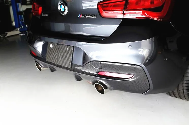 Автомобильный Стайлинг F20 M140i M135LCI передний разветвитель бампер задний диффузор