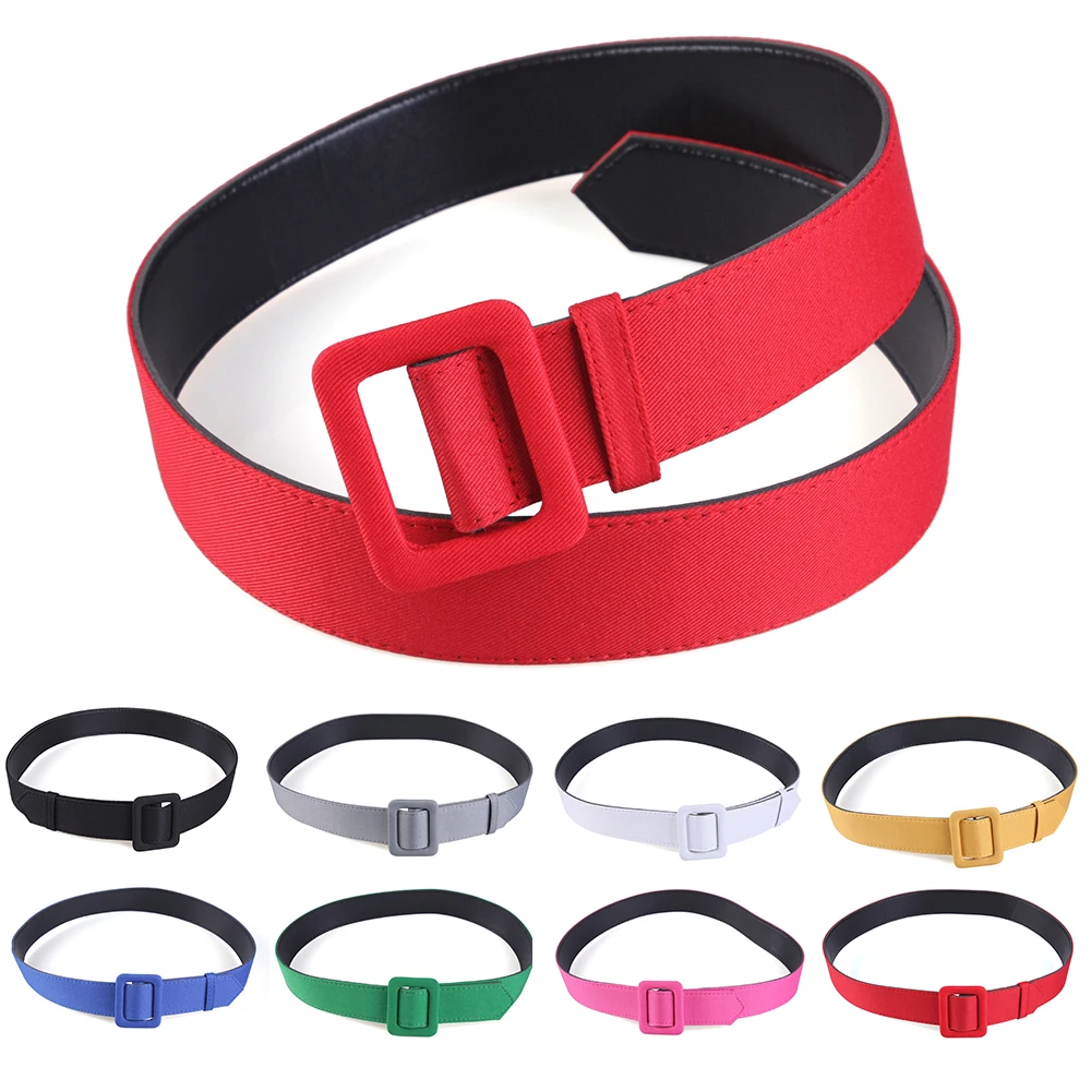 Joineles женский ретро тканевый ремень 70 стиль Мода 8 однотонных ...