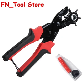 

Upgraded version Belt punch Multi-function punch pliers Belt punch tool pliers Manual operation Punching tool