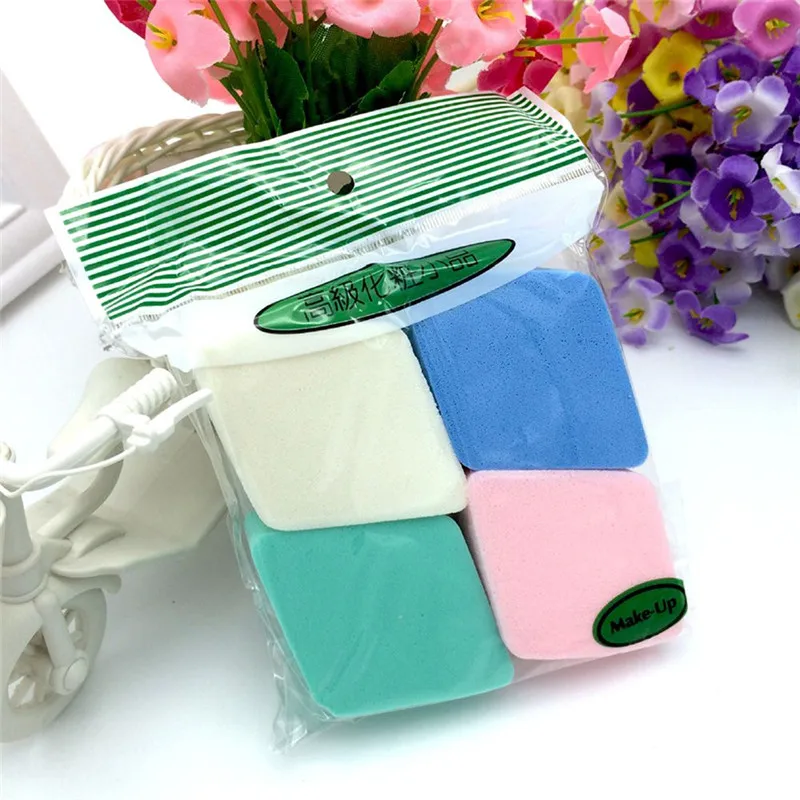 

4 Pcs/Set Profesional Makeup Sponge Soft Makeup Blending Foundation Puff Concealer Flawles Smooth Cosmetic makeup Sponge