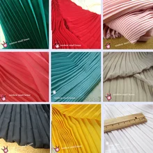 Новая гофрированная шифоновая кружевная ткань 120D комбинированная Вертикальная плиссированная мнущаяся кружевная шифоновая ткань 150 см ширина 5 метров