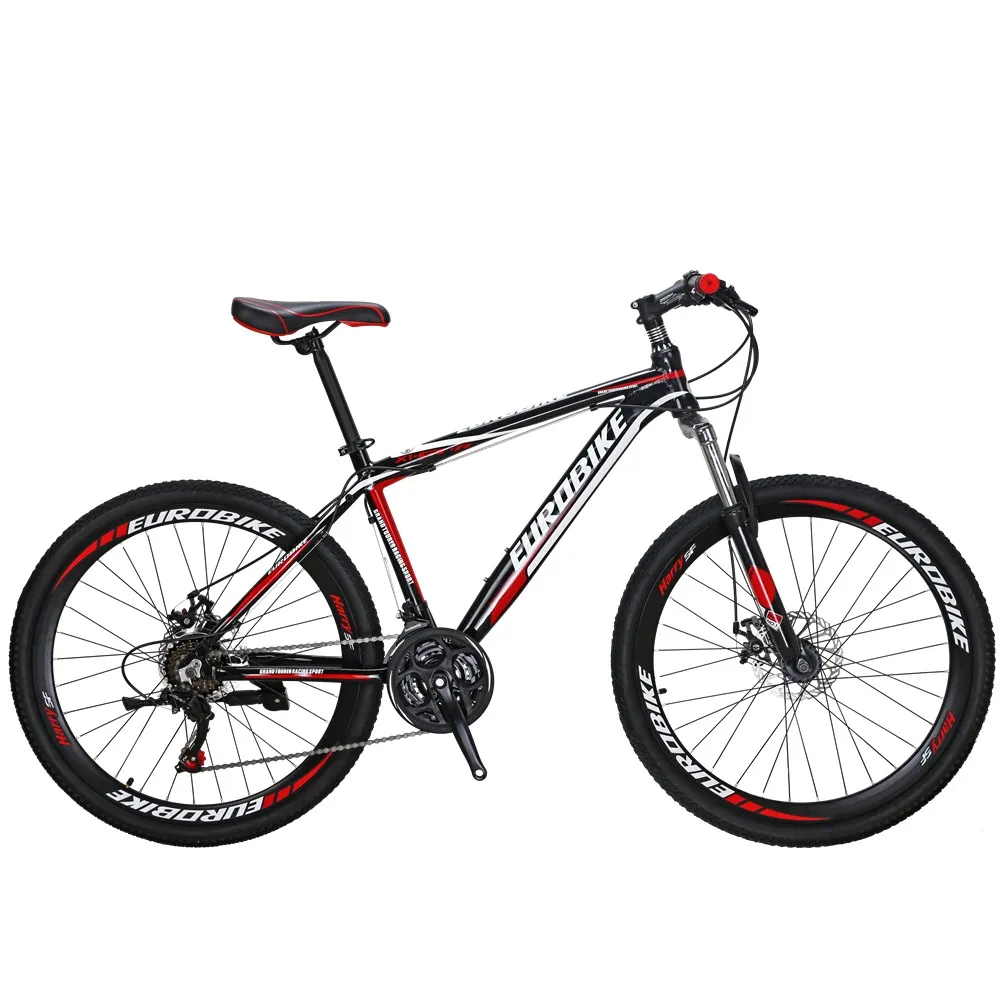 Горный велосипед EUROBIKE GTR 26 дюймов алюминиевая рама 21 скорость двойной дисковый