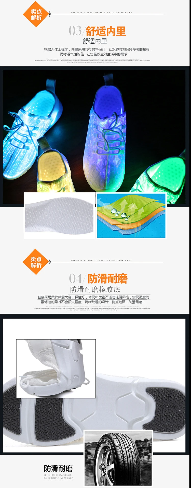 UncleJerry Size 25-47 New Summer Led Fiber Optic Shoes for girls boys men women USB Recharge glowing Sneakers Man light up shoes children's shoes for adults