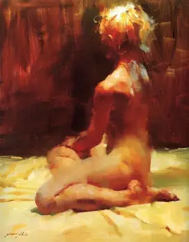 

Asian Art Oils On Canvas For Living Room Study Art Sexy Nude Hand Painted Oil Paintings Step By Step Lotus Home Hotel Wall