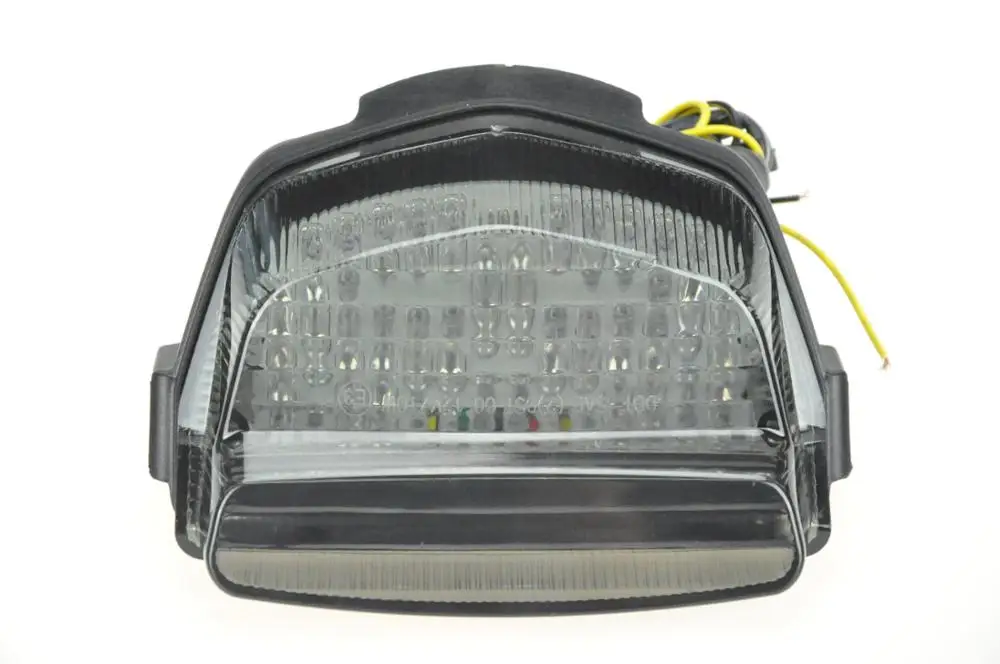 Светодиодные задние фонари тормоза задний свет с Последовательный сигнал поворота индикаторная лампа для Honda 08-16 CBR1000RR - Цвет: Темно-серый
