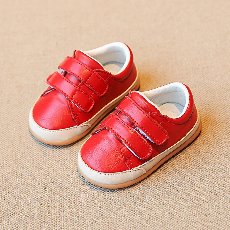 Solid Color All Match Baby/Infants Real Leather Casual Walk Shoe Rubble
