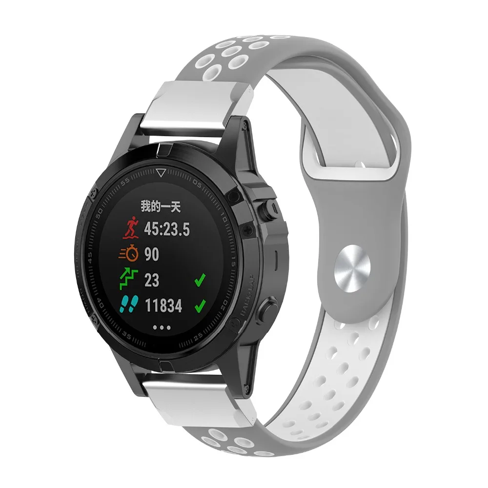 22 мм браслет для Garmin Fenix 6 ремешок для часов быстросъемный браслет для Garmin Fenix 5 gps умный ремешок для часов Forerunner 935 ремешок
