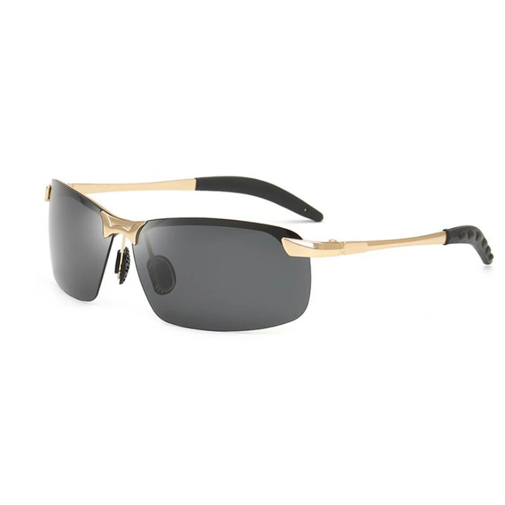 Мужские солнцезащитные очки, женские, фотохромные, поляризационные, велосипедные очки, для рыбалки, походов, вождения, солнцезащитные очки, oculos de sol hombre, очки - Цвет: GOLDEN BLACK