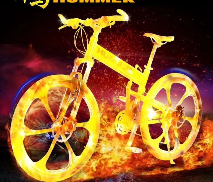 Sale Kalosse Folding  Mountain bicycle  alloy  ,21/24/27/30 speed ,mountain bike bicycle , 26*17inch, 2016  cycling tyres bike 1