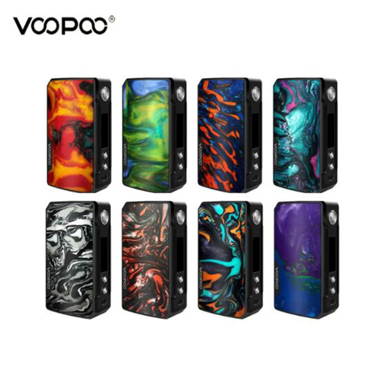 

Original VOOPOO Drag 2 177W TC Box Mod GENE.FIT Chip Powered By Dual 18650 Battery