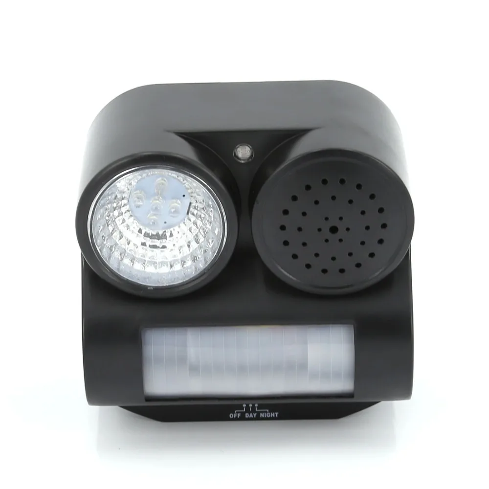 

VICTMAX Ultrasonic PIR Bird Repeller Flashlight Bird Repeller Control With LED Flashlight Garden Supplies