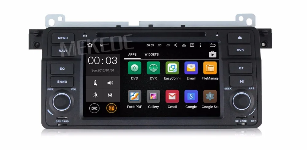 Sale Free shipping! 4G wifi BT android 7.1 system car gps dvd player for BMW 3series E46 M3 1998-2006 with radio Multimedia system 13