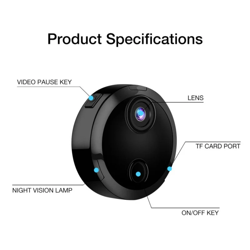 Мини HD камера Wifi HDQ15 64 Гб 1080P Full IP сетевая микро видеокамера инфракрасное ночное
