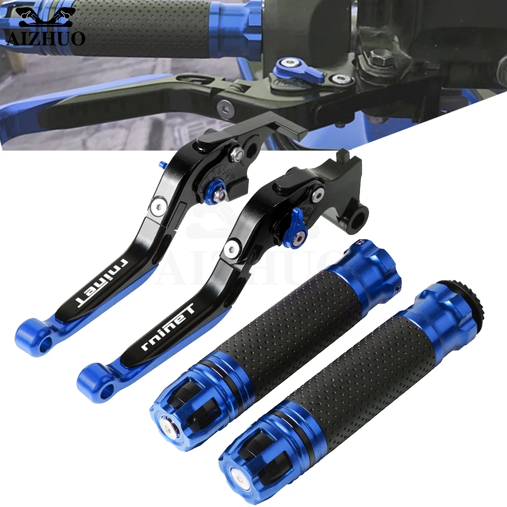 

Motorcycle Brake Clutch Lever Extendable+Hand Grips Handlebar For BMW R NINE T RNINET R NINET 2014-2016 2015