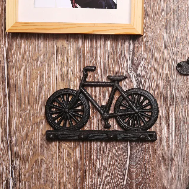 Vintage Rustic Cast Iron Motorcycle Bicycle Wall Hook For Room Vintage Rustic Cast Iron Motorcycle Bicycle Wall Hook For Room Home Garden Decor Decoration Accessories