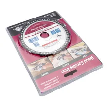 Деревообрабатывающая цепная пластина угловая шлифовальная цепь колесо Резьба по дереву диск для углового шлифовального станка