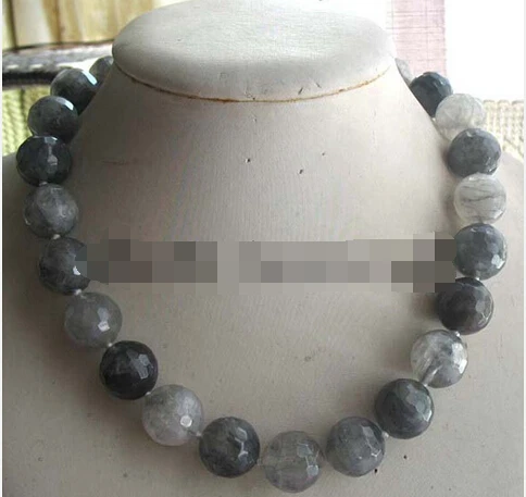 

ddh003804 quartz cloud gray round faceted necklace natur 28% Discount