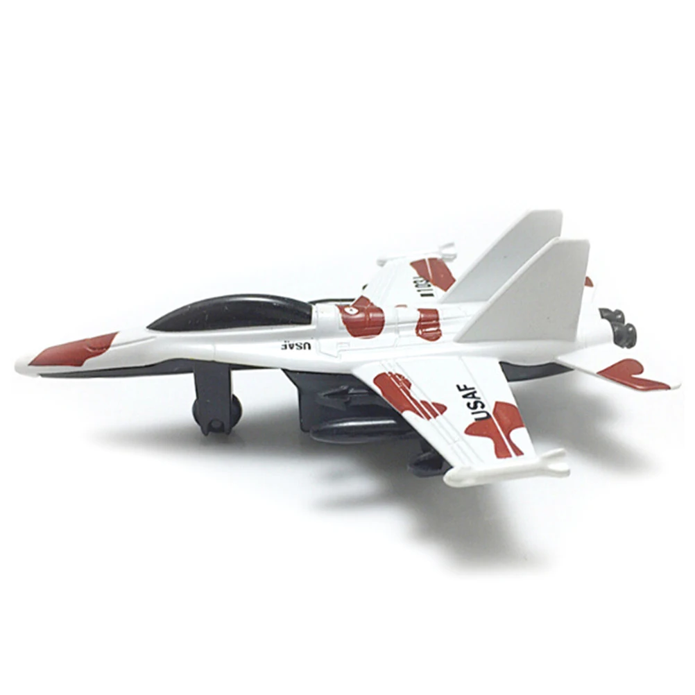 Реалистичные Warplane Дети тянуть назад самолет стол игрушка на день рождения Рождественский подарок Военная Модель игрушки