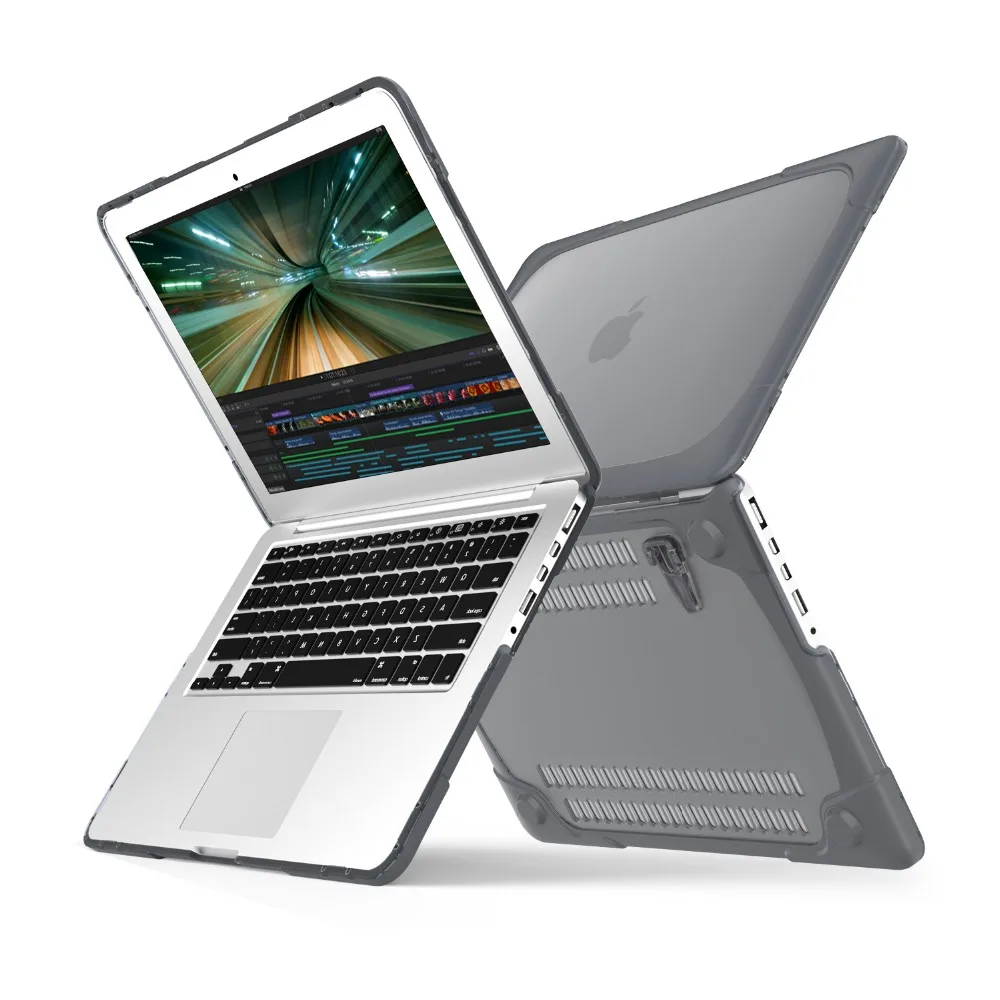 GOOYIYO 2018 Новый чехол Funda Твердый из поликарбоната с подставкой для Macbook Air Pro retina 11 12
