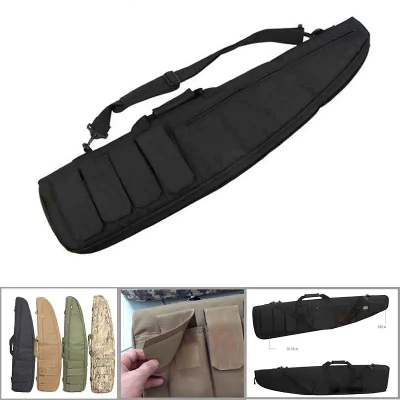 38'' Heavy Duty Tactical Airsoft Gun Rifle Shotgun Carry Case Shoulder