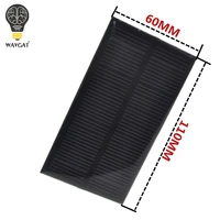 Panneau solaire électronique intelligent, chargeur de téléphone portable, jouet léger domestique, bricolage, 1W, 5V 3