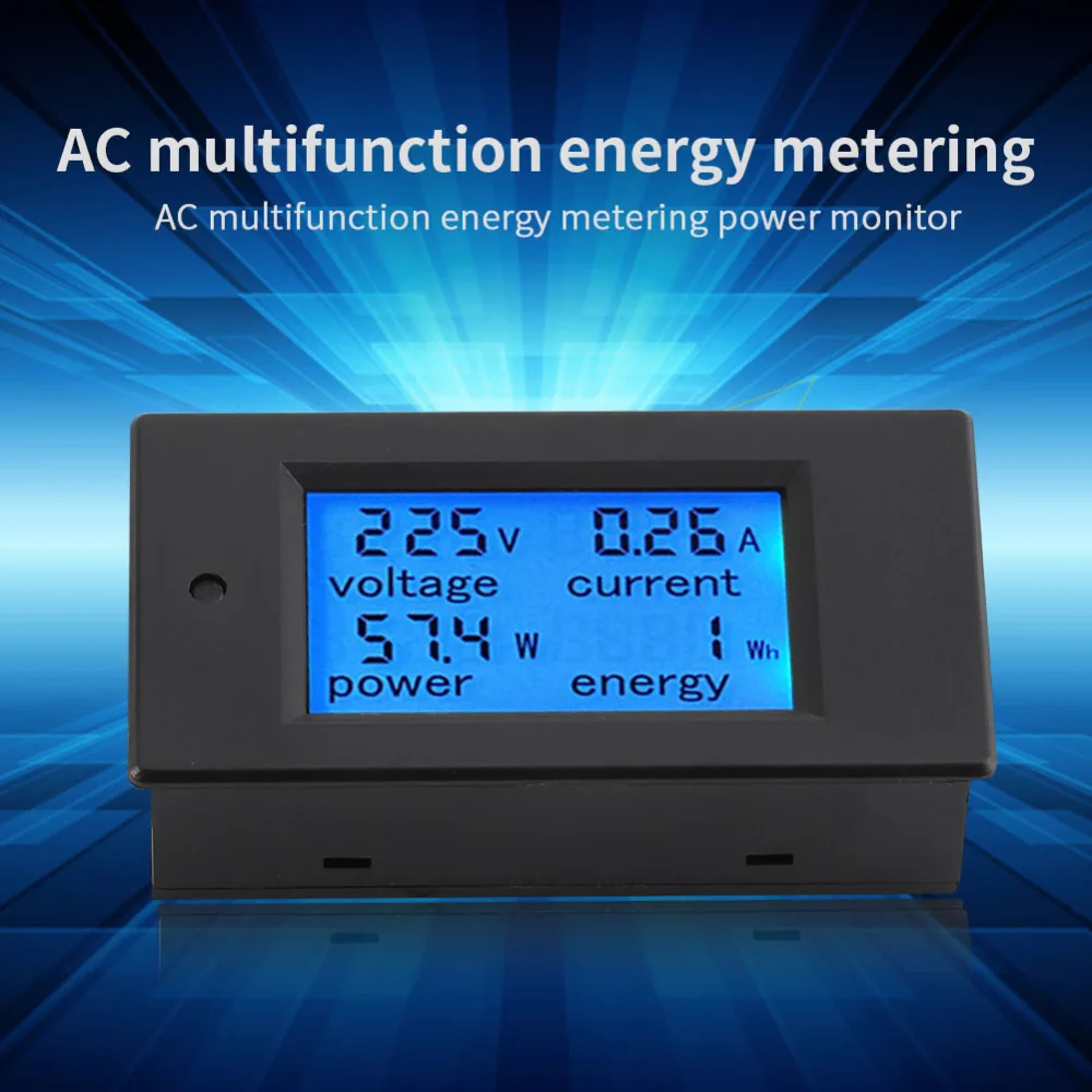 20A AC цифровой светодиодный измеритель мощности монитор Вольт Ампер кВтч Ватт Cambo измеритель энергии Вольтметр Амперметр распродажа