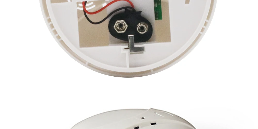 Беспроводной детектор дыма пожарная сигнализация для GSM PSTN домашняя система безопасности без батареи 2 шт