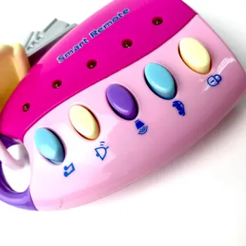 

Baby Musical Car Lock Key Toys Smart Remote Car Voices Pretend Play Flashing Electronic Toy Early Educational Toy for Children